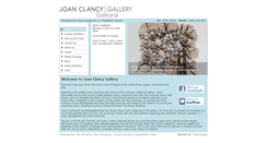 Desktop Screenshot of joanclancygallery.com