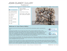 Tablet Screenshot of joanclancygallery.com